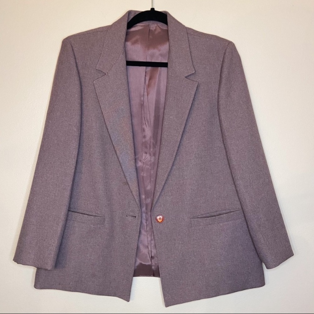 VINTAGE JCPENNEY MOTION JACKET RED BLAZER